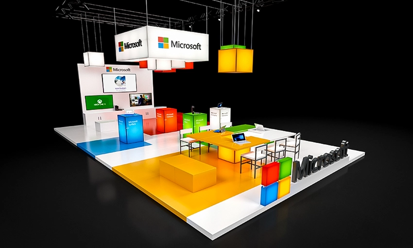 Microsoft - Exhibition stand